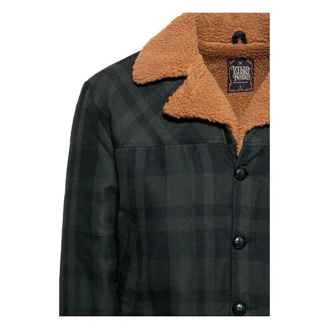 King Kerosin Karo Textile Jacket Black / Olive - FREE UK Shipping, FREE 365 Day Returns | Moto Central