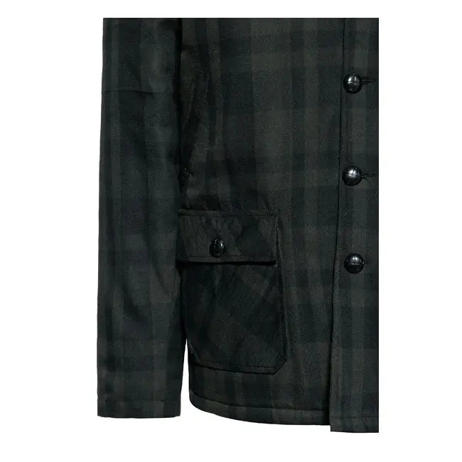 King Kerosin Karo Textile Jacket Black / Olive - FREE UK Shipping, FREE 365 Day Returns | Moto Central