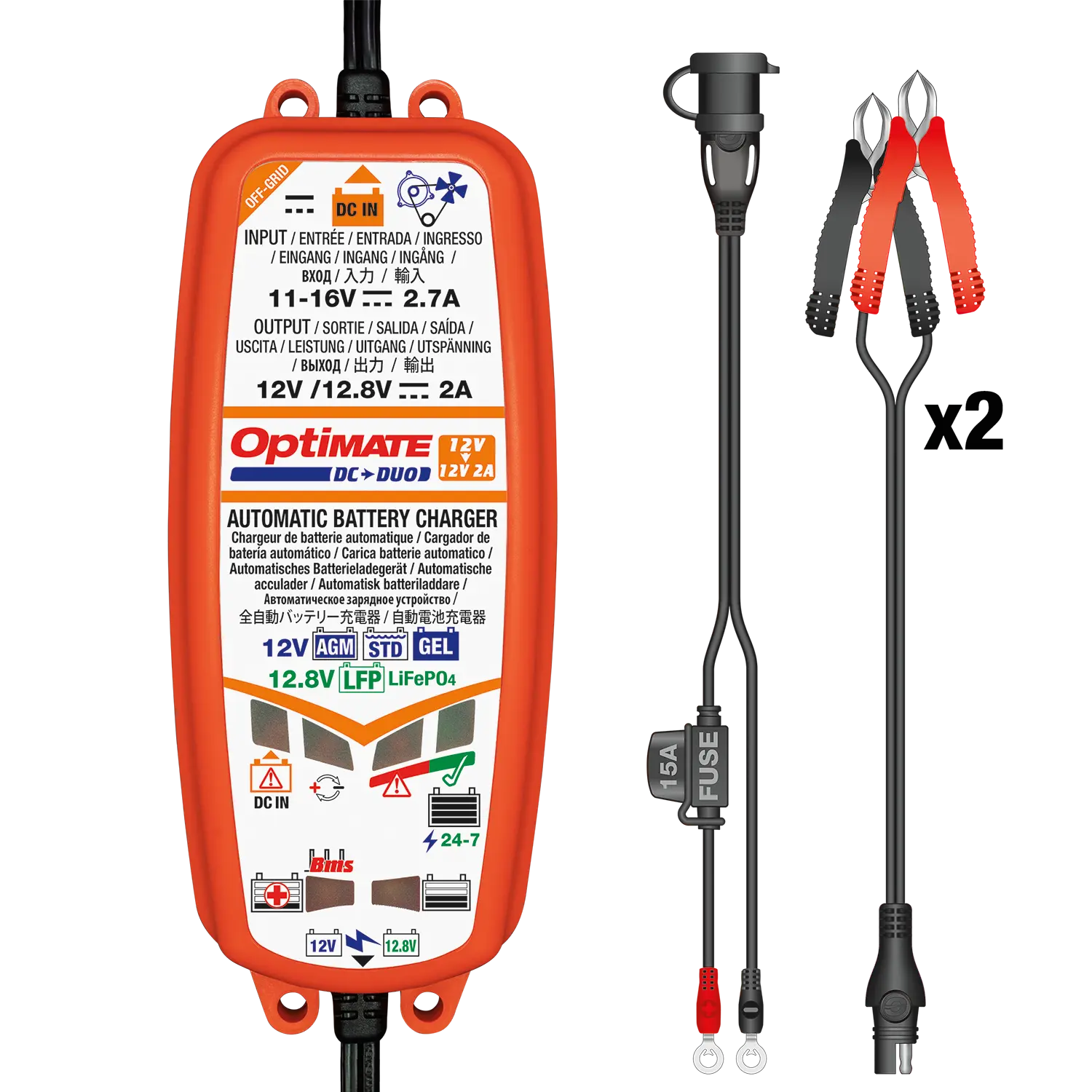 OptiMate DC-DC - 12V Battery Charger / Optimiser FREE UK Delivery, FREE 365 Day Returns | Moto Central