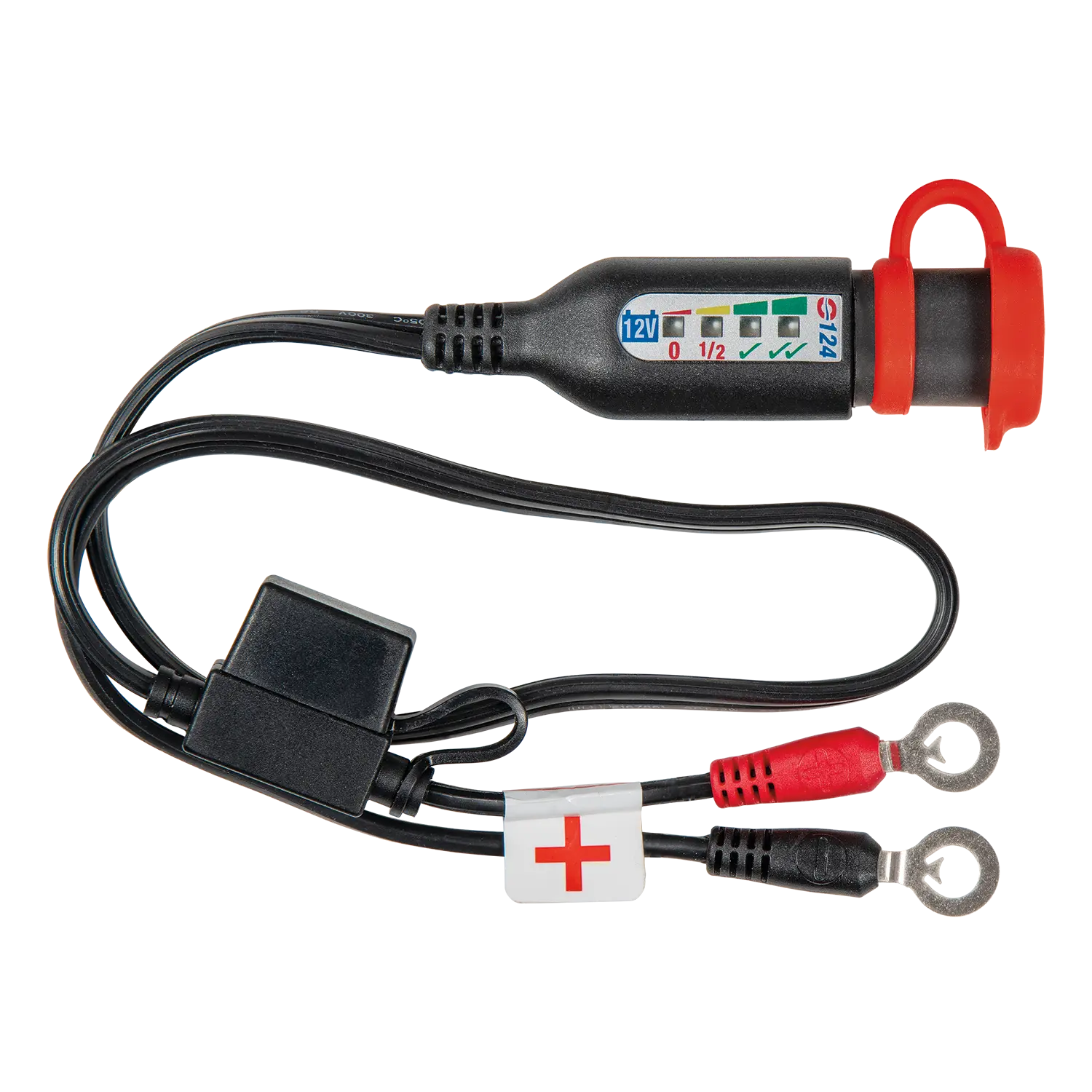 OptiMate O-124 LED Battery Monitor / Eyelet Lead FREE UK Delivery, FREE 365 Day Returns | Moto Central