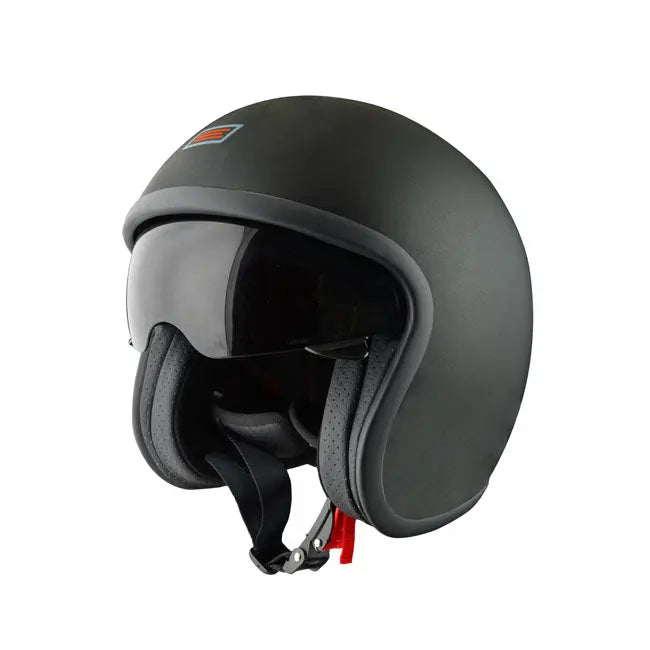 Origine Spirit Solid Open Face Helmet Matt Black - FREE UK Shipping, FREE 365 Day Returns | Moto Central