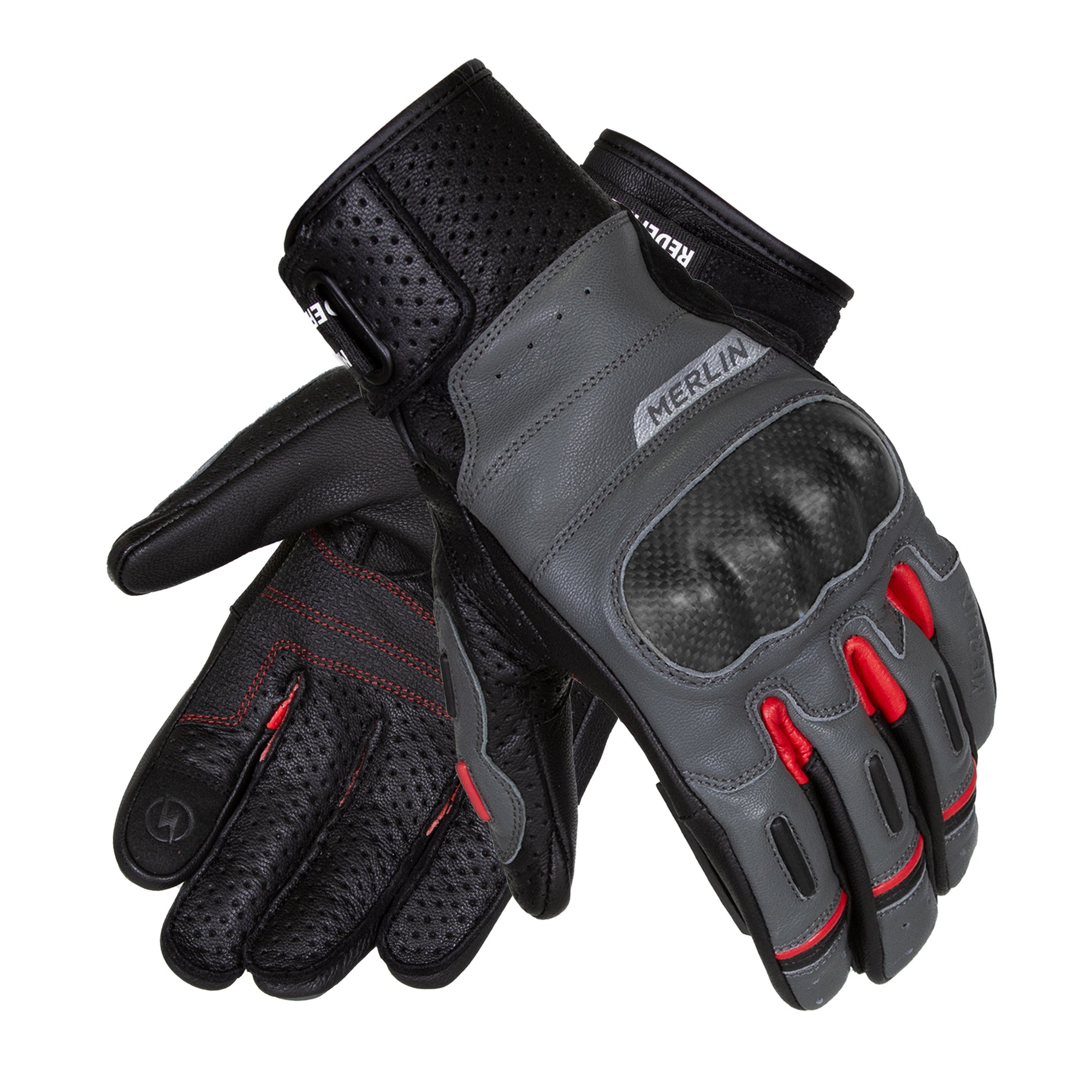 Merlin Overland Air D3O Gloves Grey FREE UK Delivery, FREE 365 Day Returns | Moto Central