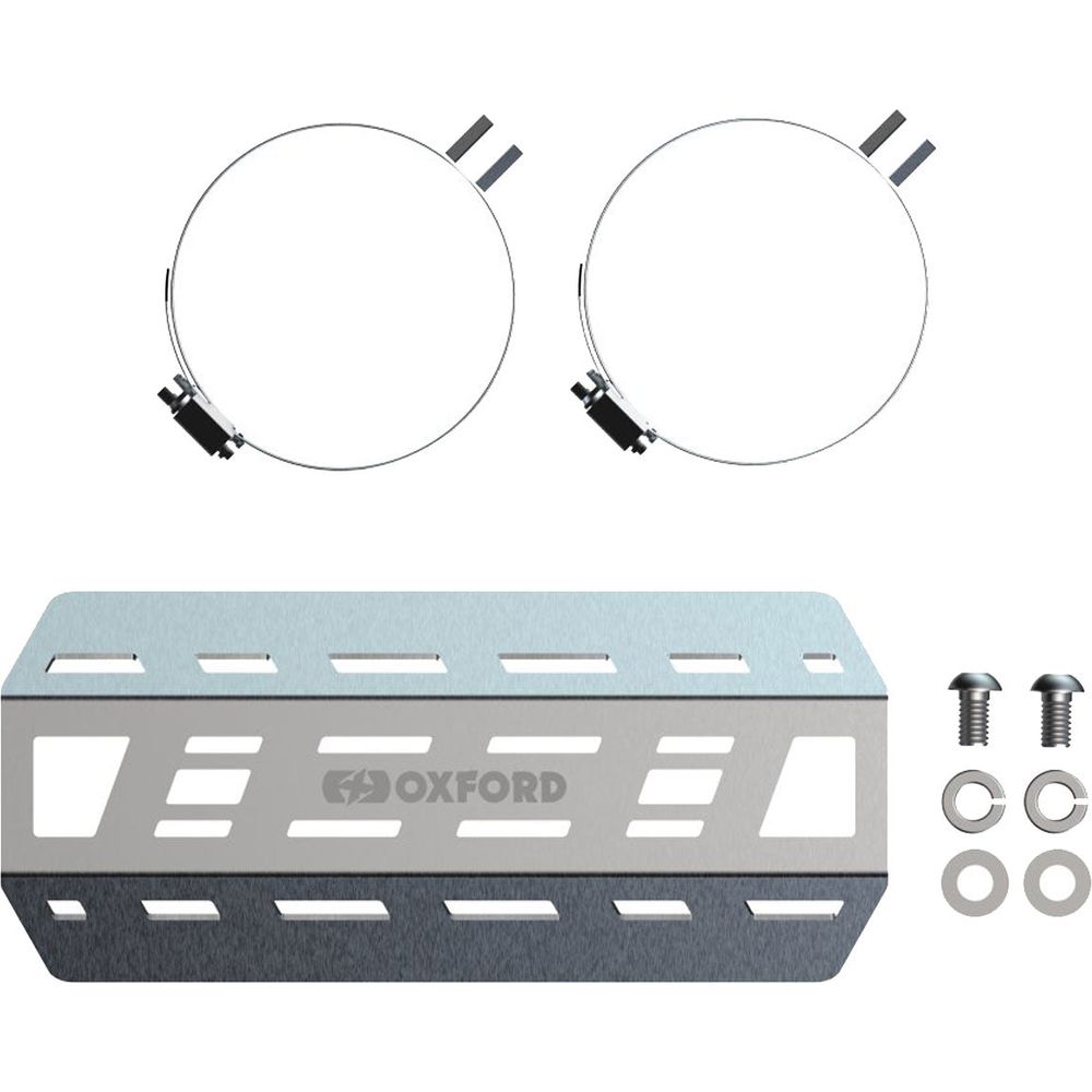 Oxford Adventure Exhaust Heat Shield Silver