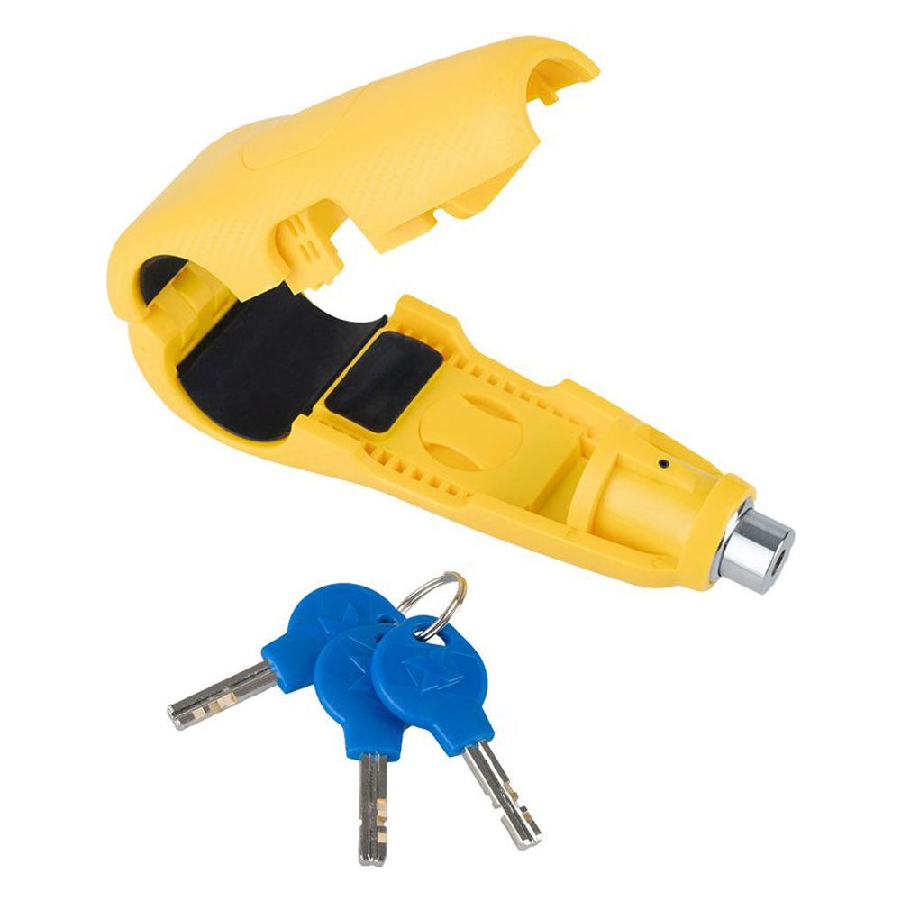 Oxford Alarm Lever Lock Yellow