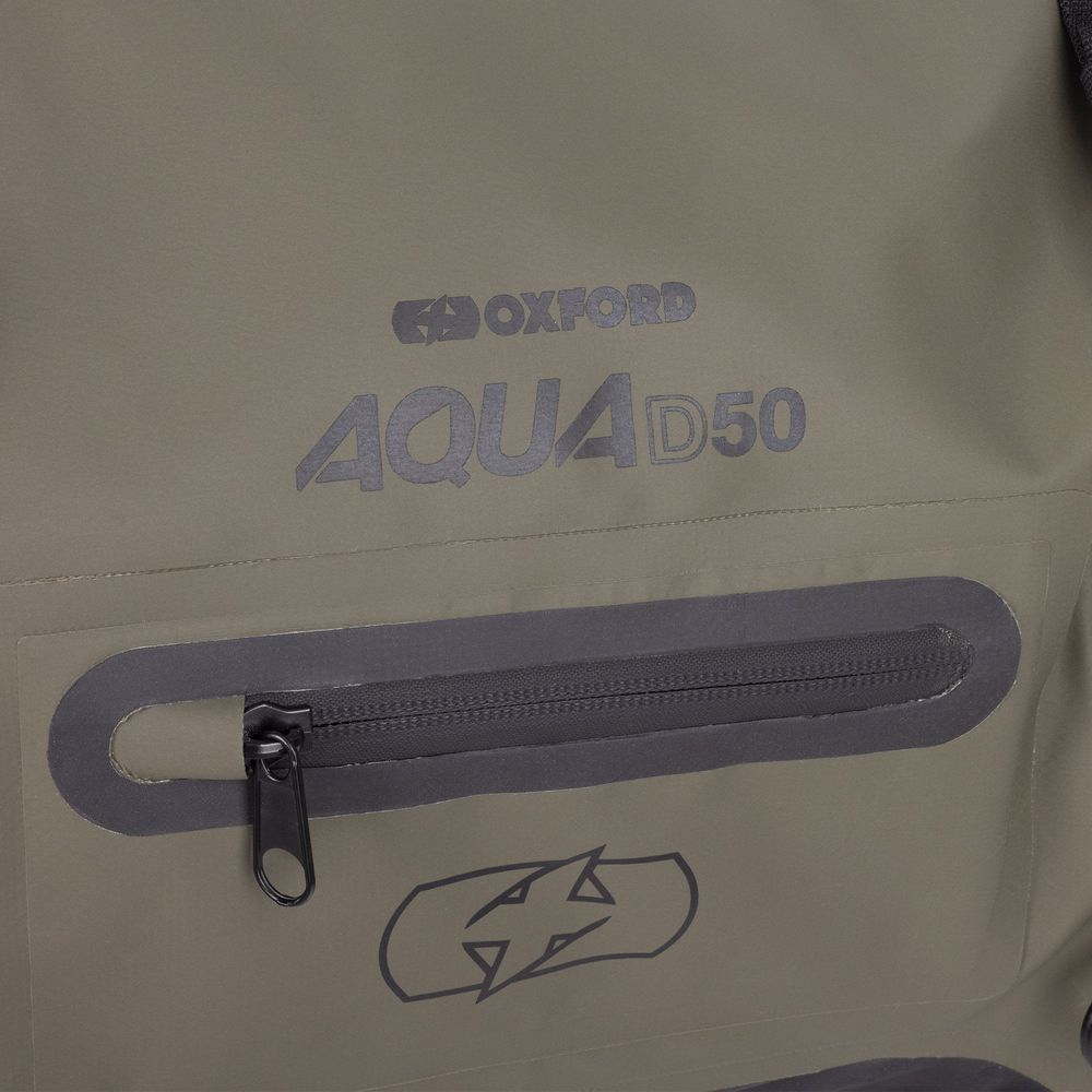 Oxford Aqua D50 Duffle Bag Khaki / Black - 50 Litres