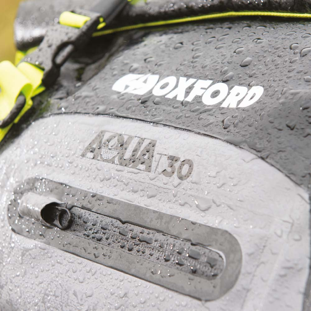 Oxford Aqua T30 Roll Bag Black / Grey / Fluo Yellow - 30 Litres