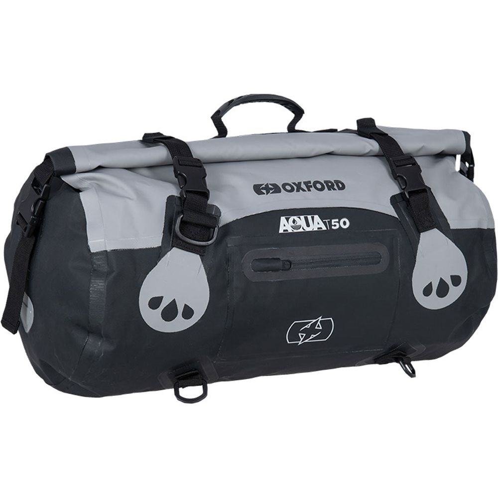 Oxford Aqua T50 Roll Bag Grey / Black - 50 Litres