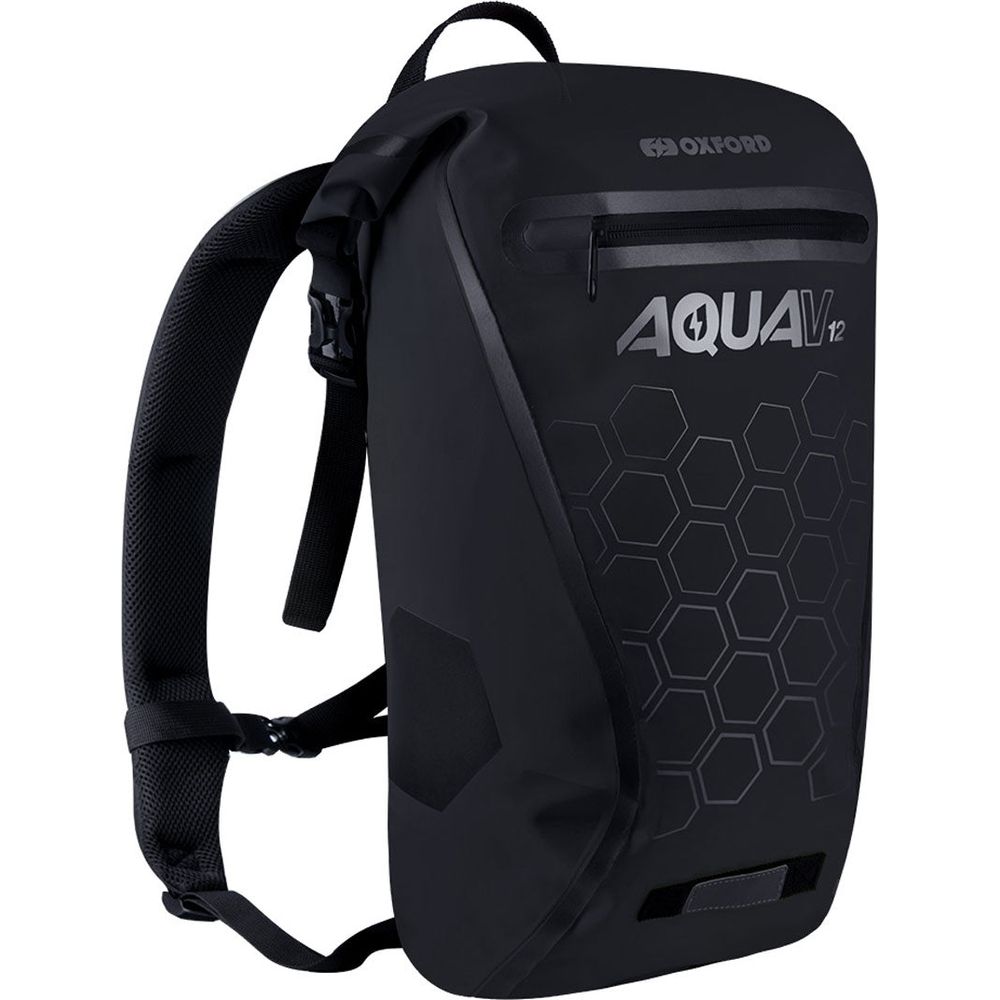 Oxford Aqua V12 Waterproof Backpack Black - 12 Litres