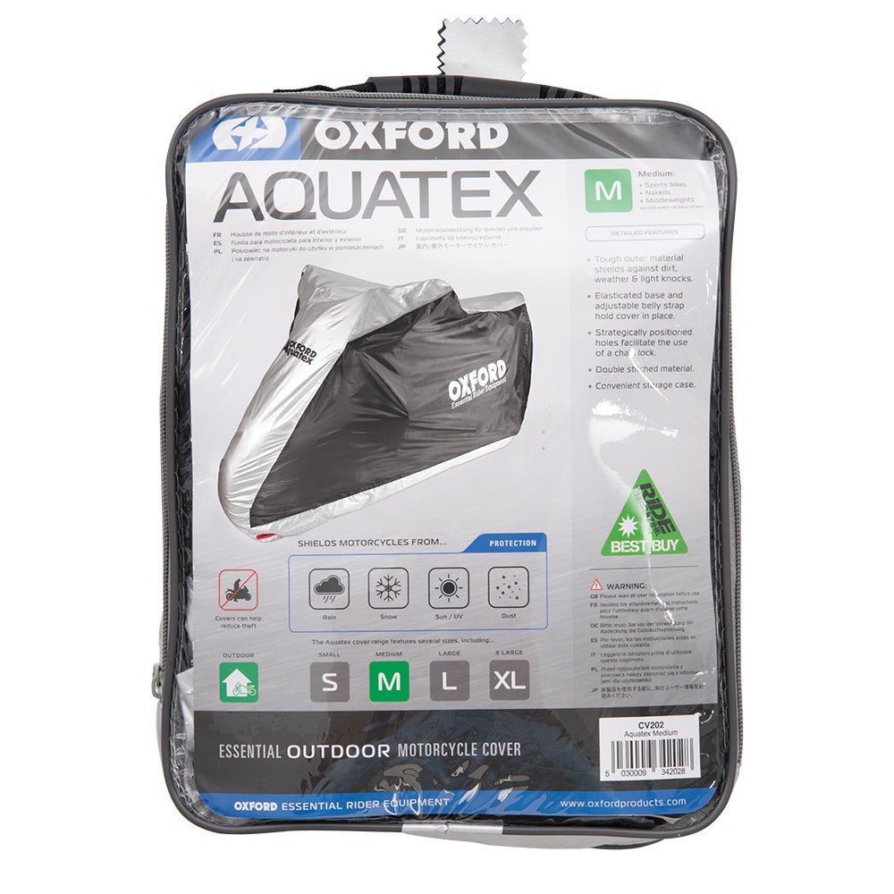 Oxford Aquatex Cover Black / Silver