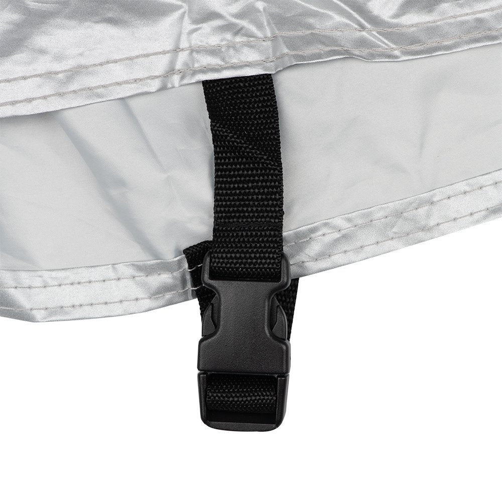 Oxford Aquatex MP3/3 Wheeler Black / Silver - fastening buckle detail