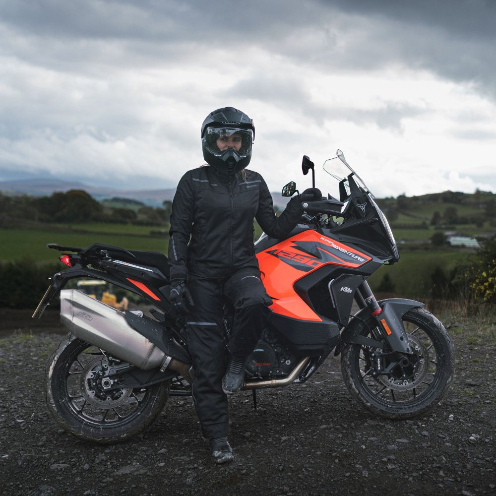 Oxford Arizona 1.0 Air Ladies Textile Trouser Stealth Black