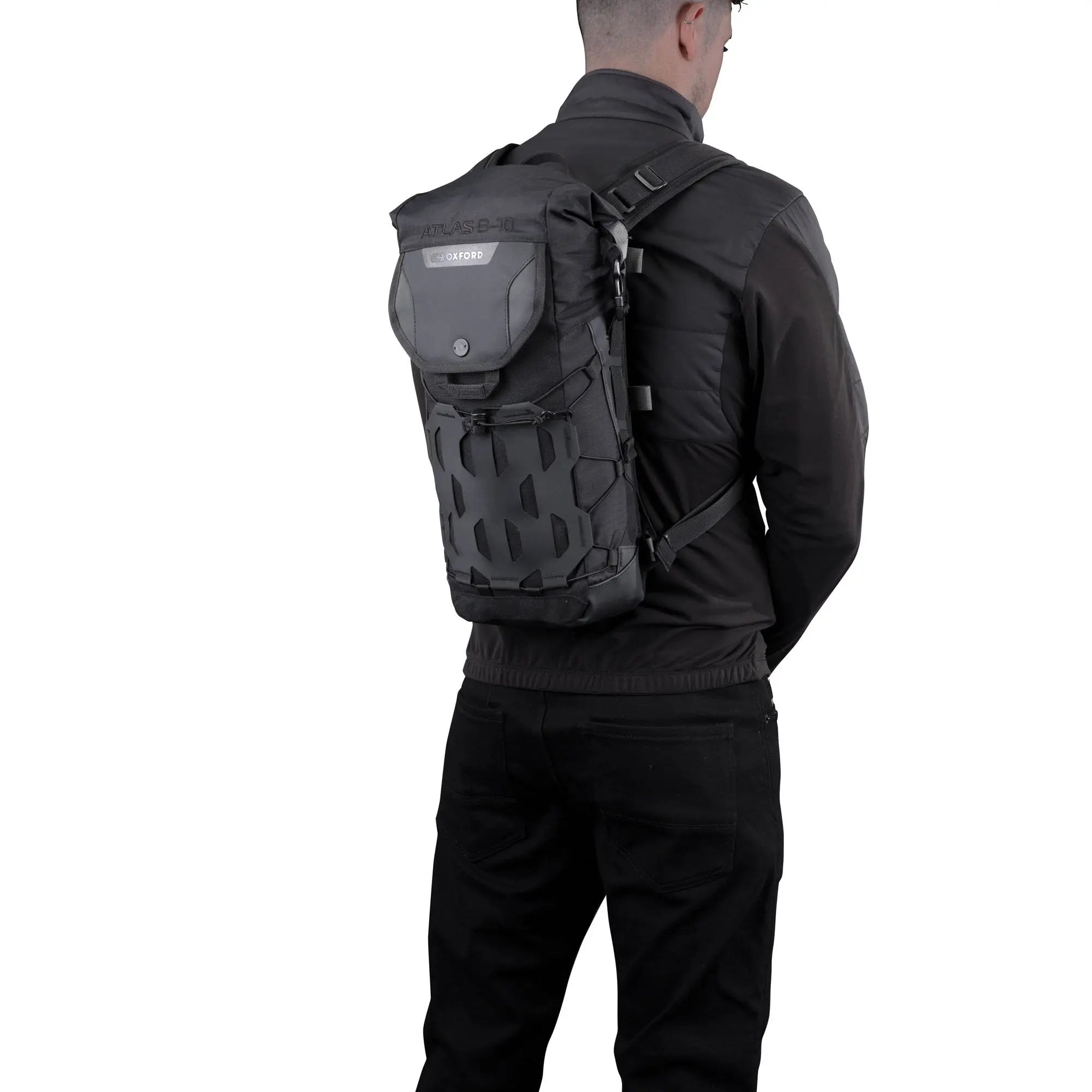 Oxford Atlas B-10 Advanced Backpack Black FREE UK Delivery, FREE 365 Day Returns | Moto Central