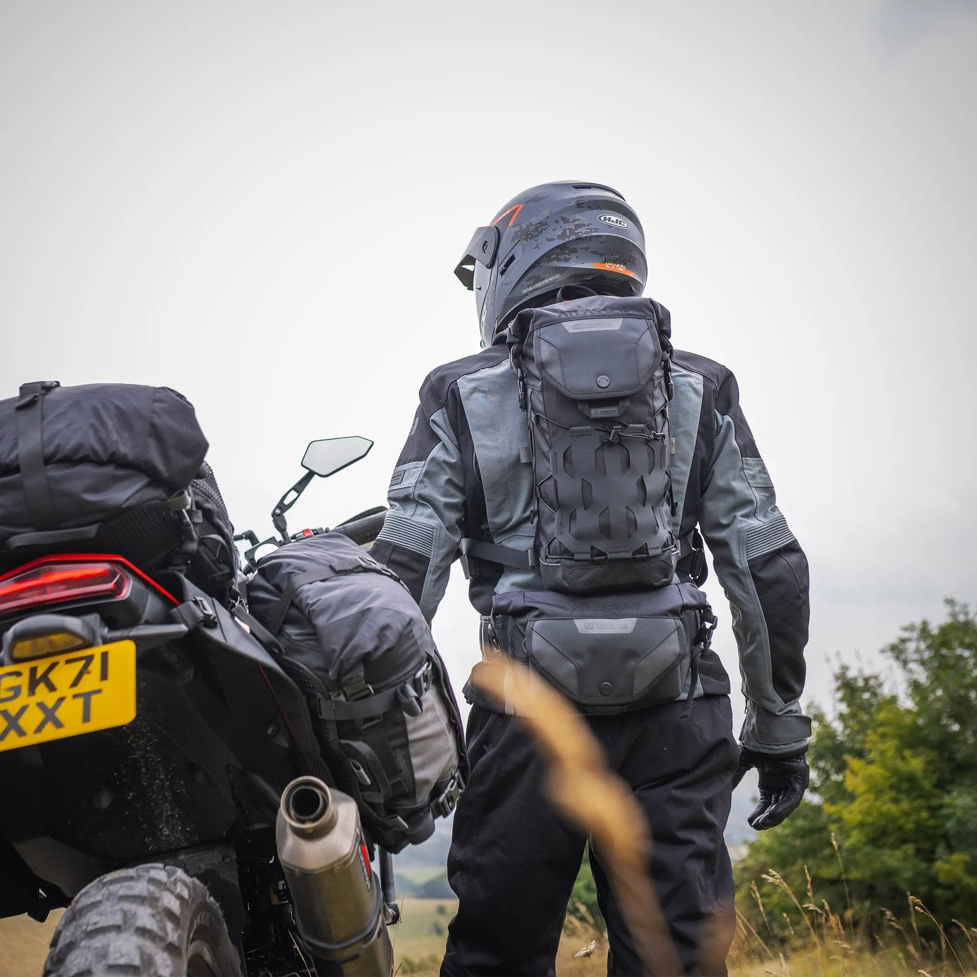 Oxford Atlas B-10 Advanced Backpack Black FREE UK Delivery, FREE 365 Day Returns | Moto Central