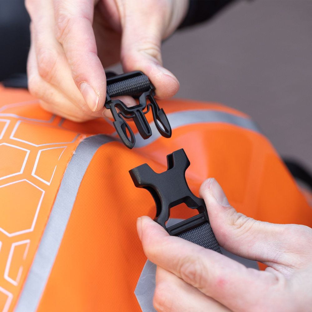 Oxford Atlas B Clip Straps Pair Asphalt - 26mm x 2.0m