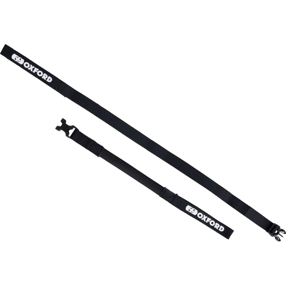 Oxford Atlas B Clip Straps Pair Black - 17mm x 1.2m