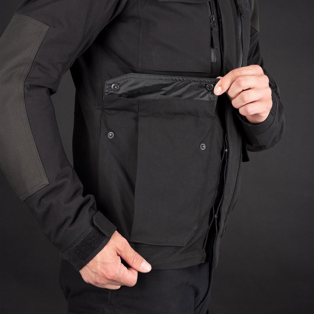 Oxford Barkston Dry2Dry Textile Jacket Black