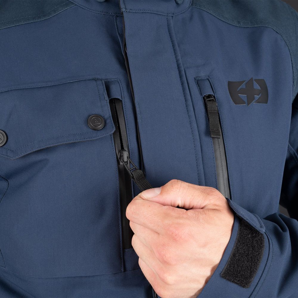 Oxford Barkston Dry2Dry Textile Jacket Navy