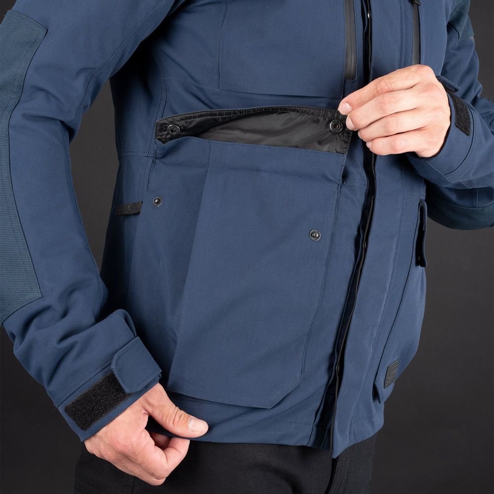 Oxford Barkston Dry2Dry Textile Jacket Navy