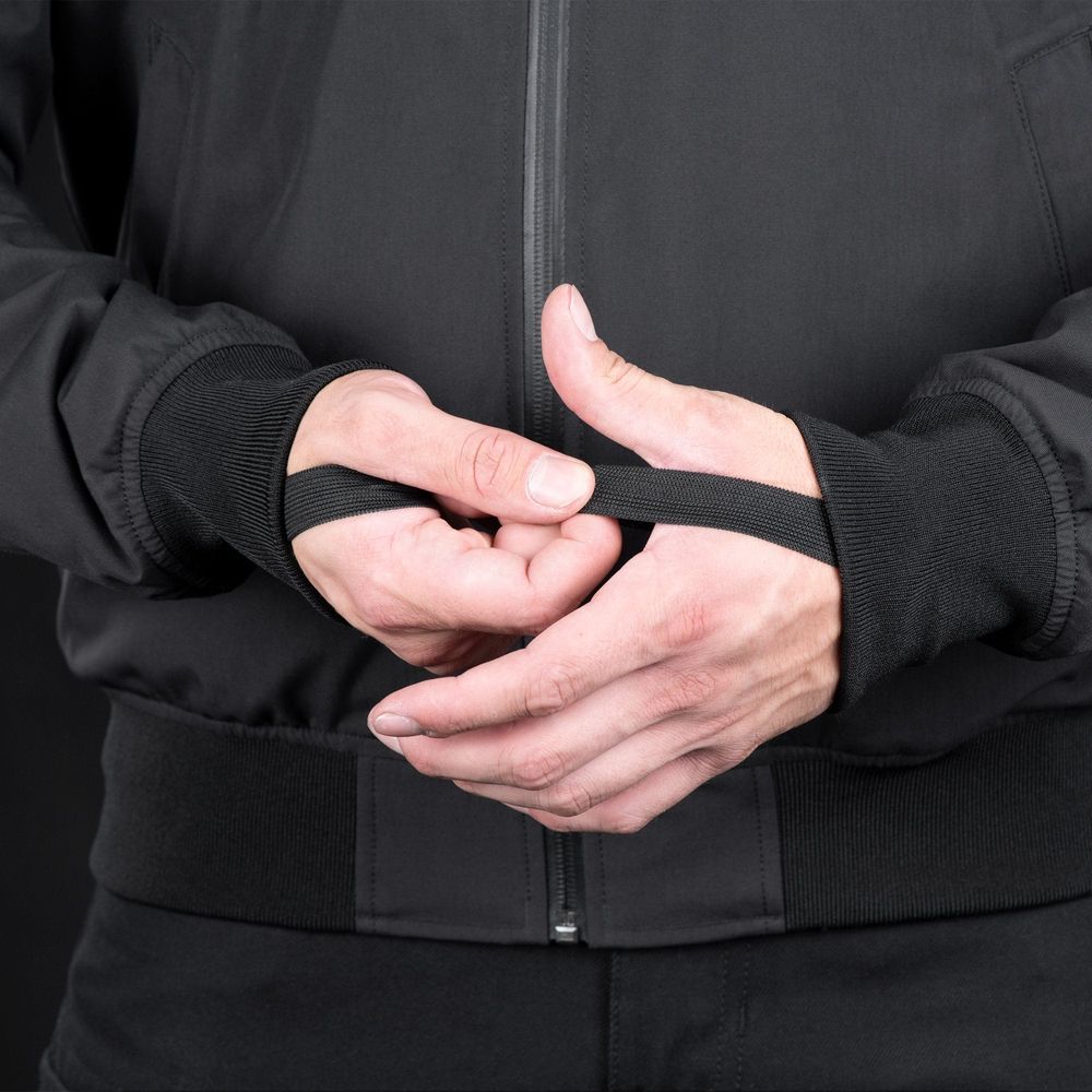 Oxford Bomber Dry2Dry Textile Jacket Black