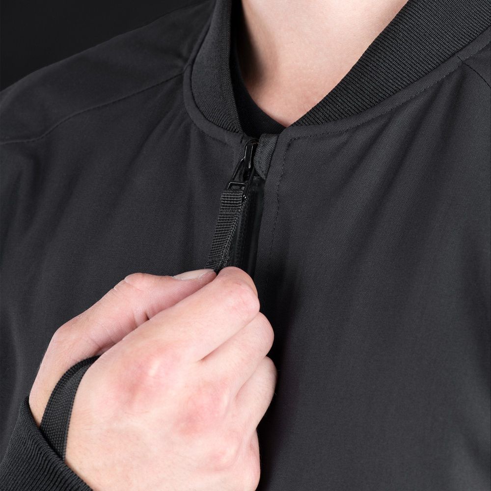 Oxford Bomber Dry2Dry Textile Jacket Black