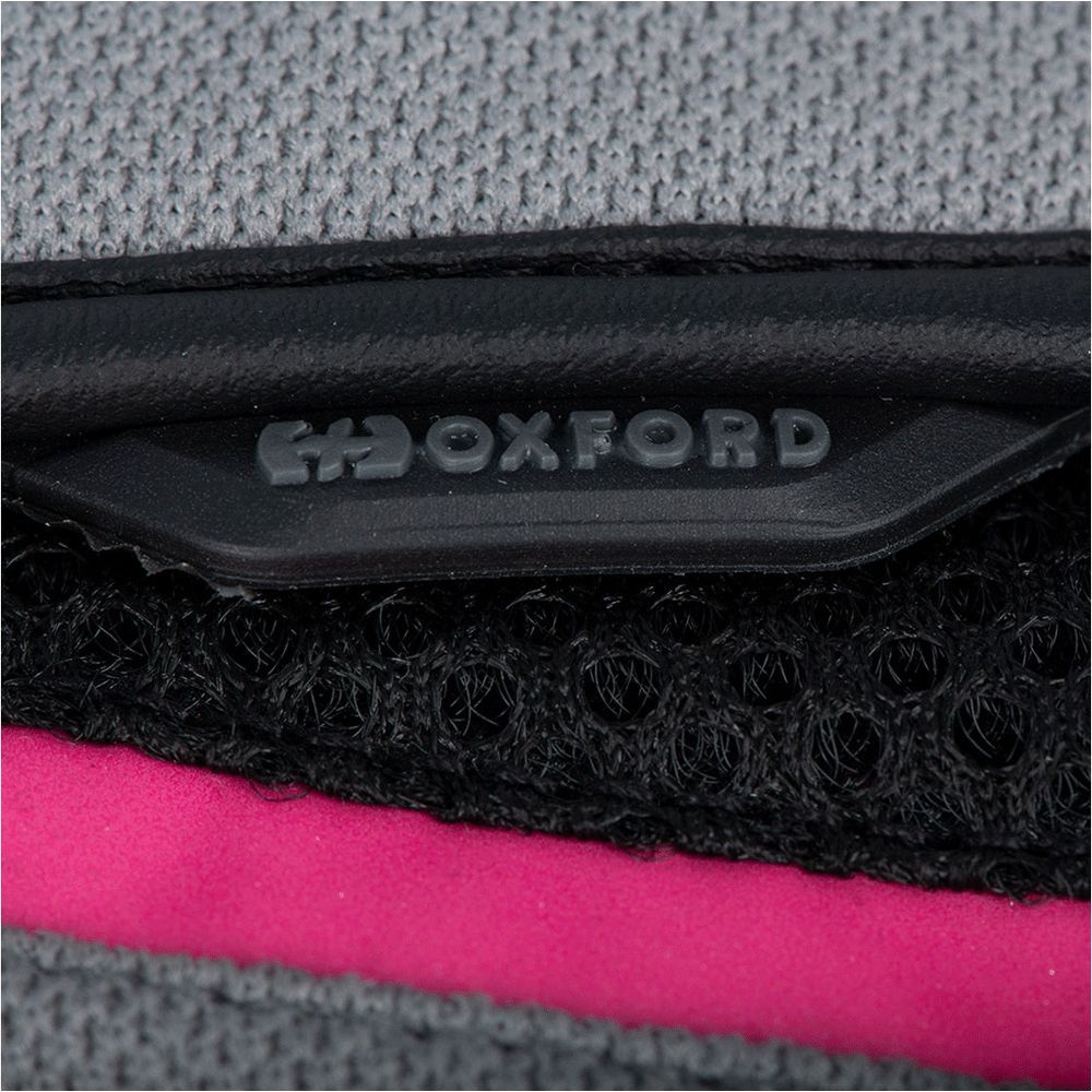 Oxford Brisbane Ladies Textile Gloves Grey / Pink / Black