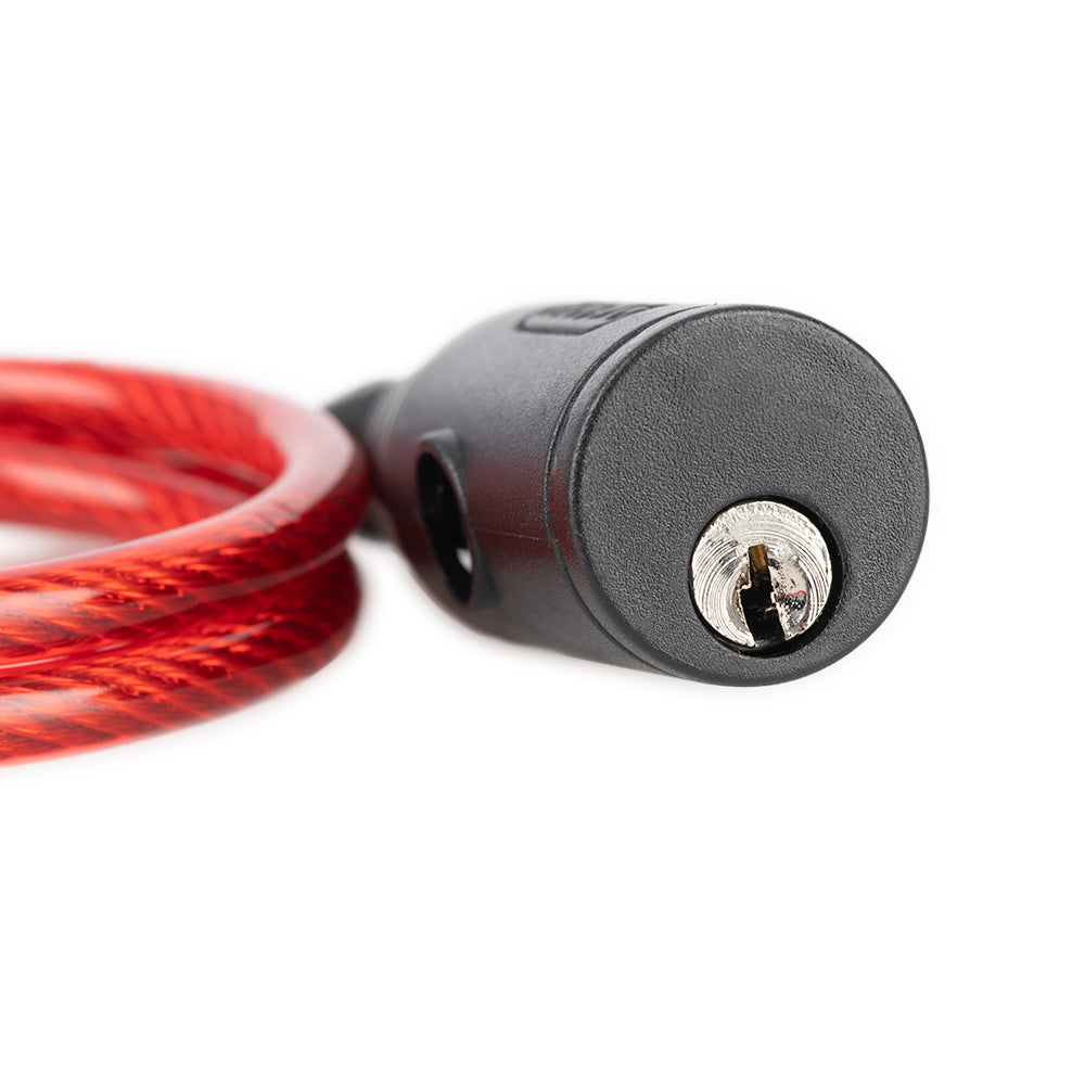 Oxford Bumper Cable Lock Red - 600 mm x 6 mm