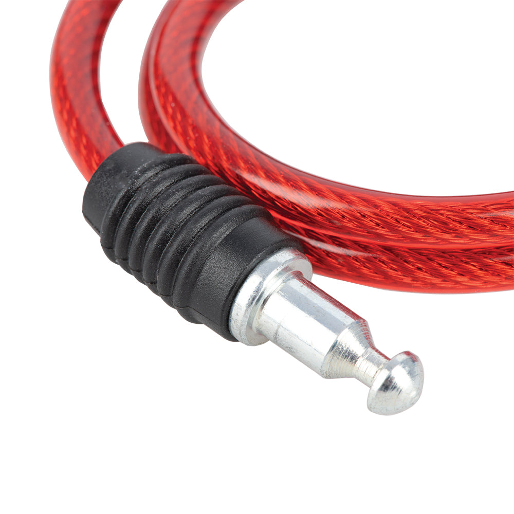 Oxford Bumper Cable Lock Red - 600 mm x 6 mm