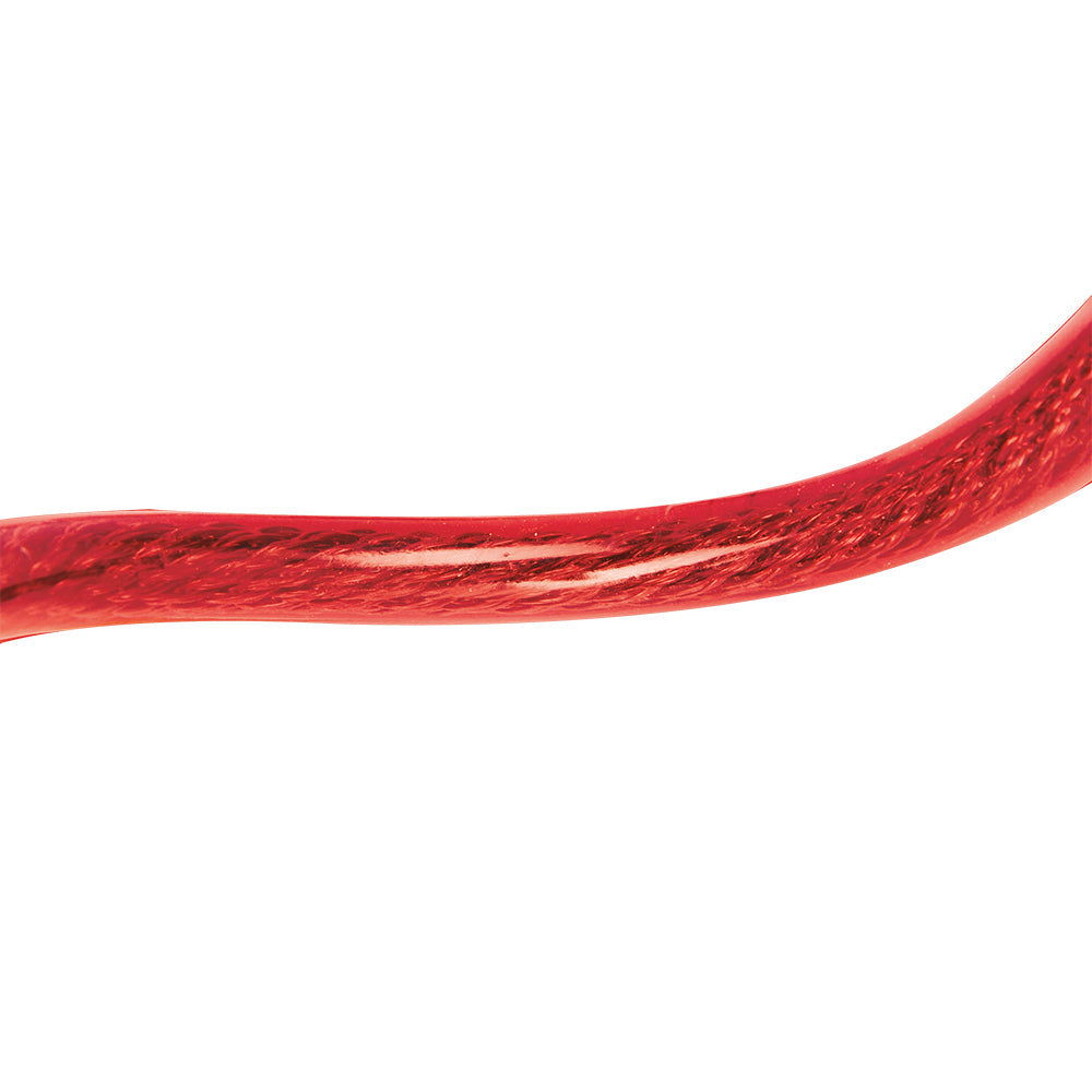 Oxford Bumper Cable Lock Red - 600 mm x 6 mm