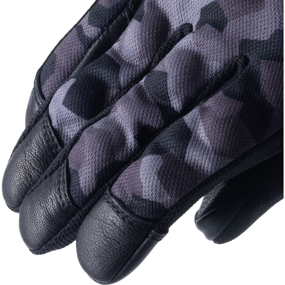 Oxford Byron Textile Gloves Grey Camo