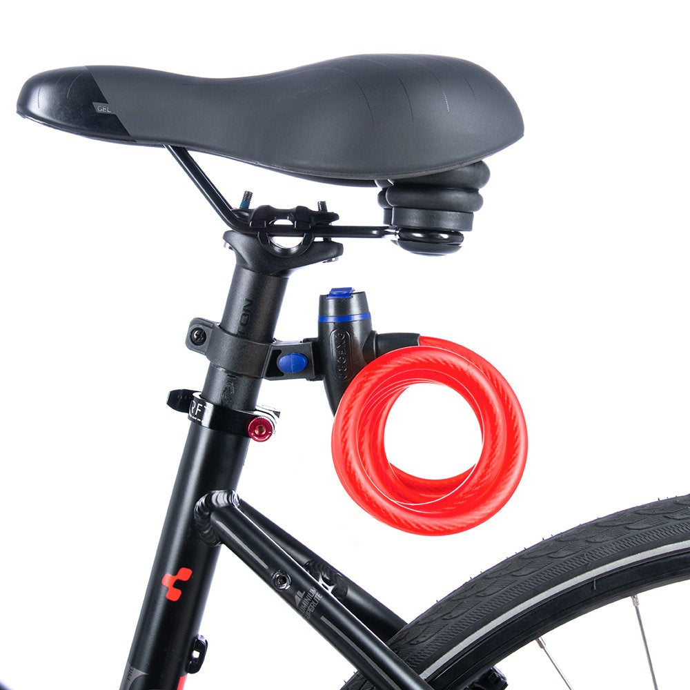 Oxford Cable Lock Red - 1.8m x 12mm