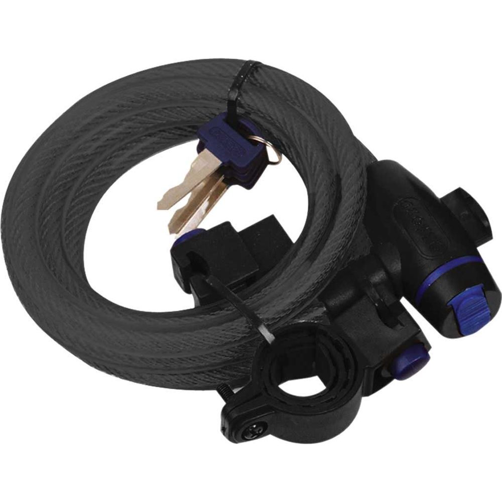 Oxford Cable Lock Smoke - 1.8m x 12mm