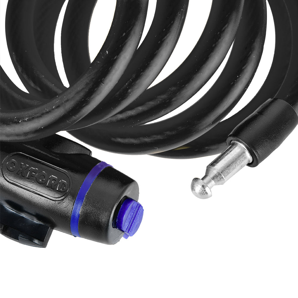 Oxford Cable Lock Smoke - 1.8m x 12mm