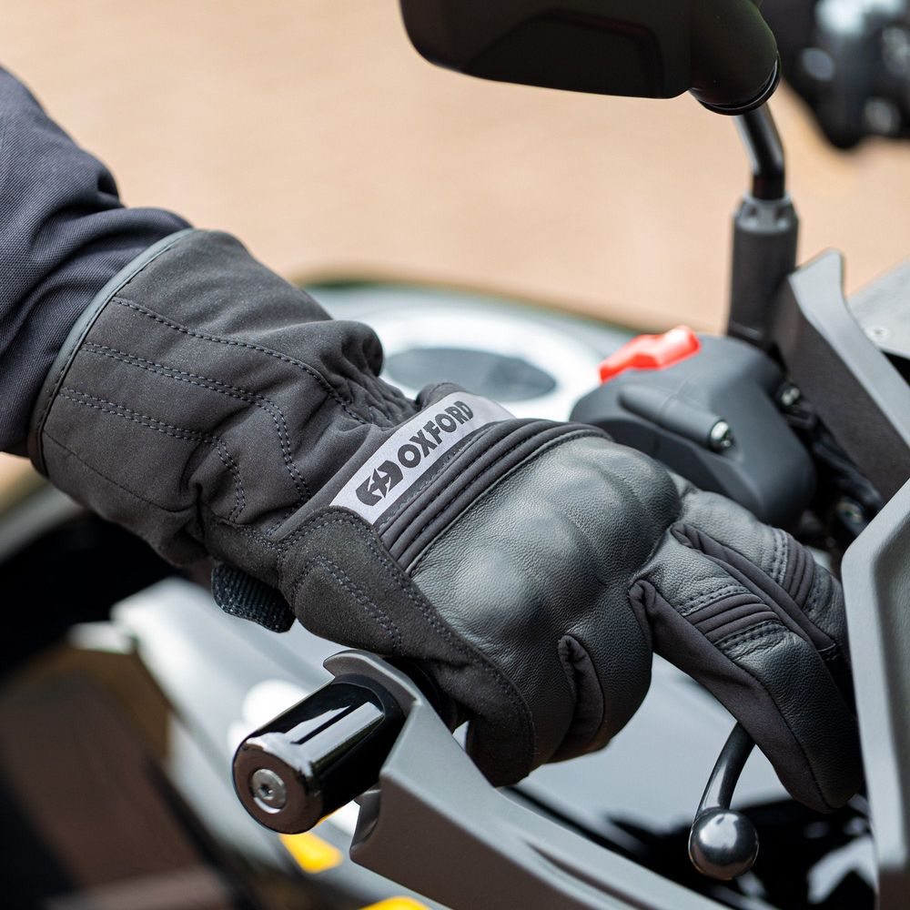 Oxford Calgary 2.0 Leather Gloves Black