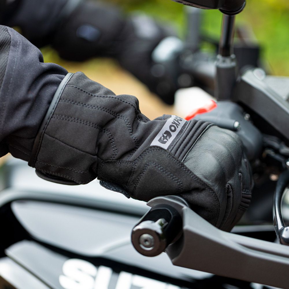 Oxford Calgary 2.0 Leather Gloves Black