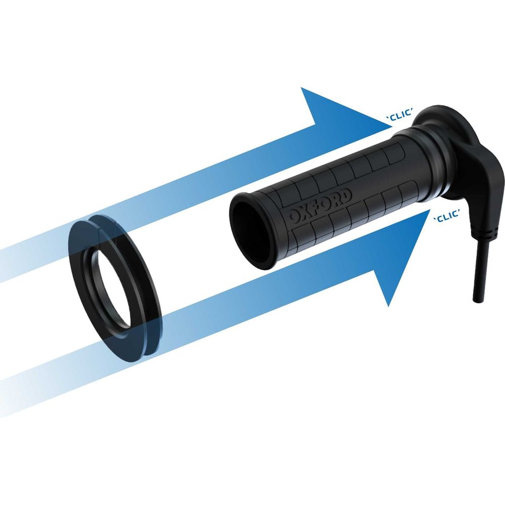 Oxford Courier Handlebar Muffs Black