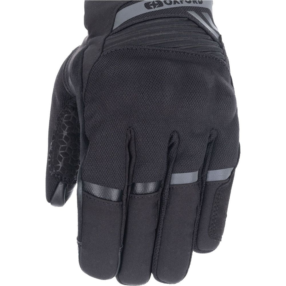 Oxford Dakar 1.0 Dry2Dry Ladies Textile Gloves Stealth Black