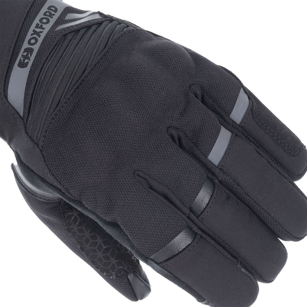 Oxford Dakar 1.0 Dry2Dry Ladies Textile Gloves Stealth Black