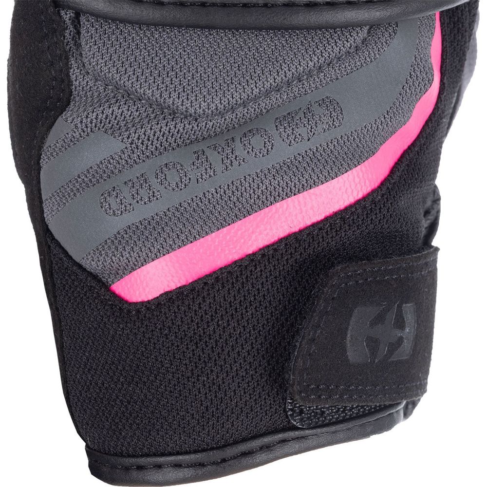 Oxford Dakar 1.0 Ladies Textile Gloves Charcoal / Pink