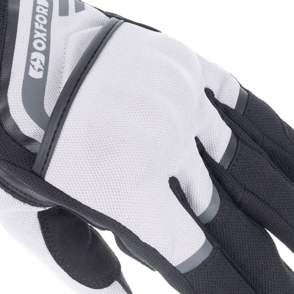 Oxford Dakar 1.0 Textile Gloves Silver / Black