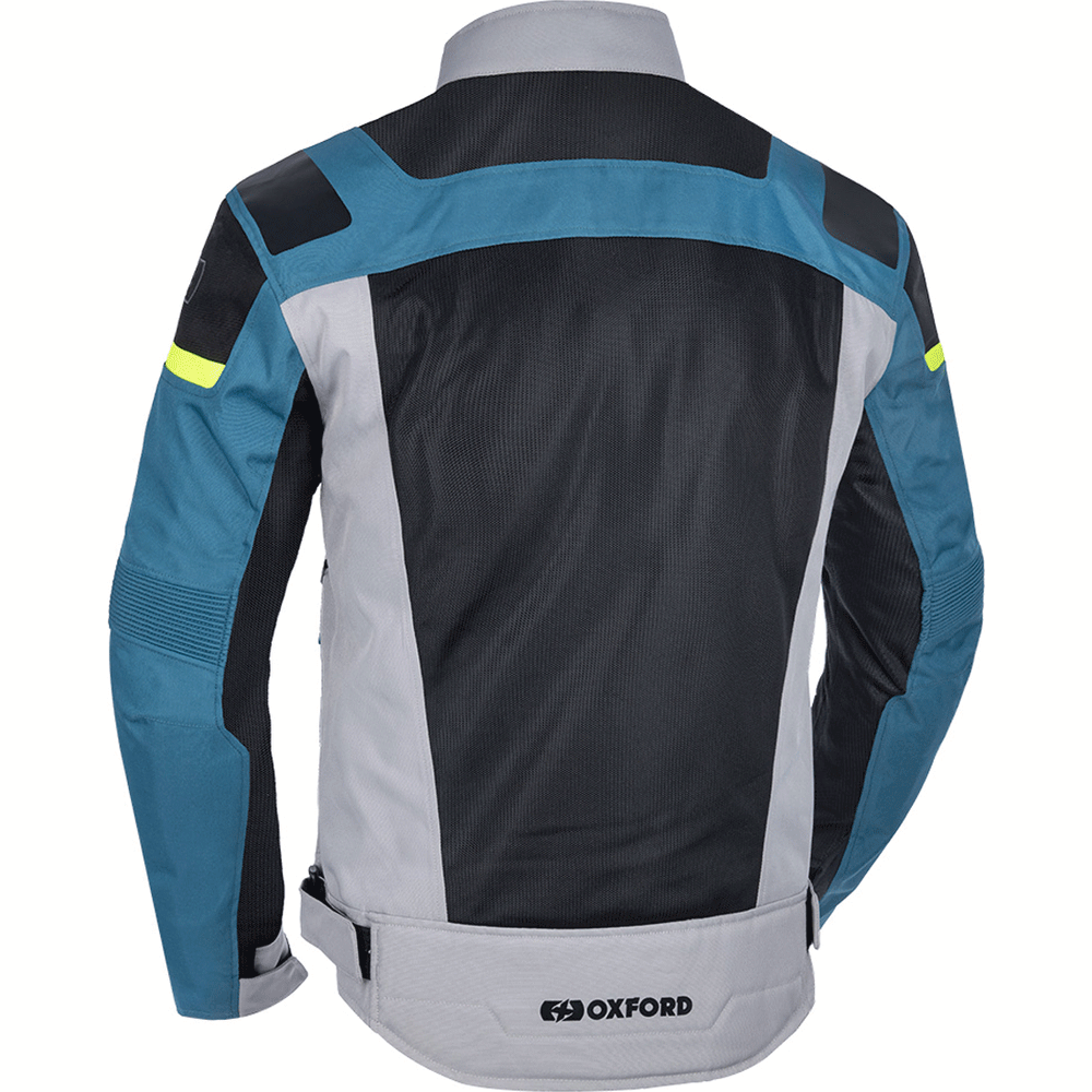Oxford Dakar Dry2Dry Air Textile Jacket Silver / Blue / Fluo Yellow