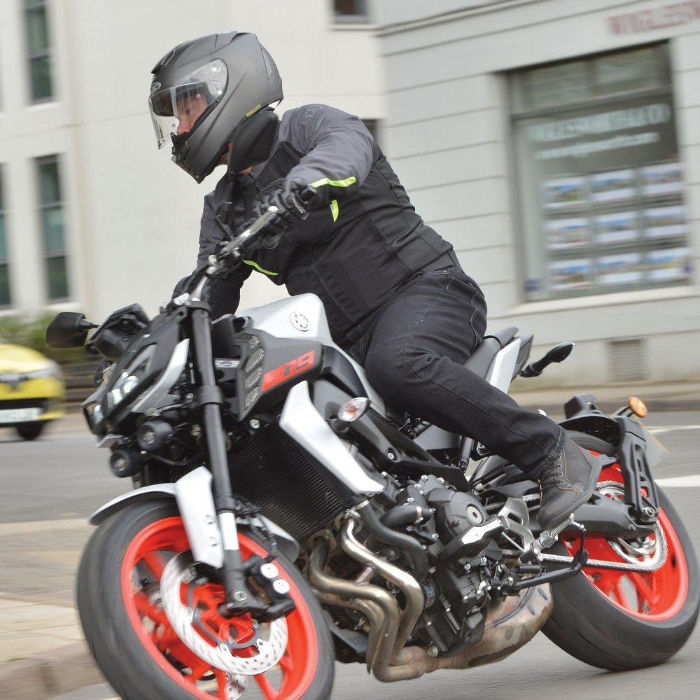 Oxford Delta 1.0 Air Textile Jacket Black / Grey / Fluo Yellow