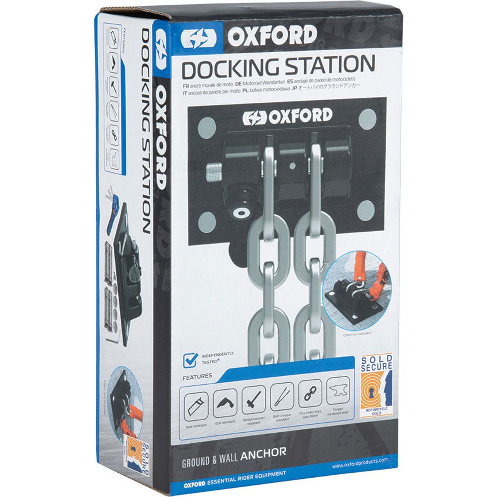 Oxford Docking Station Wall / Ground Anchor Black