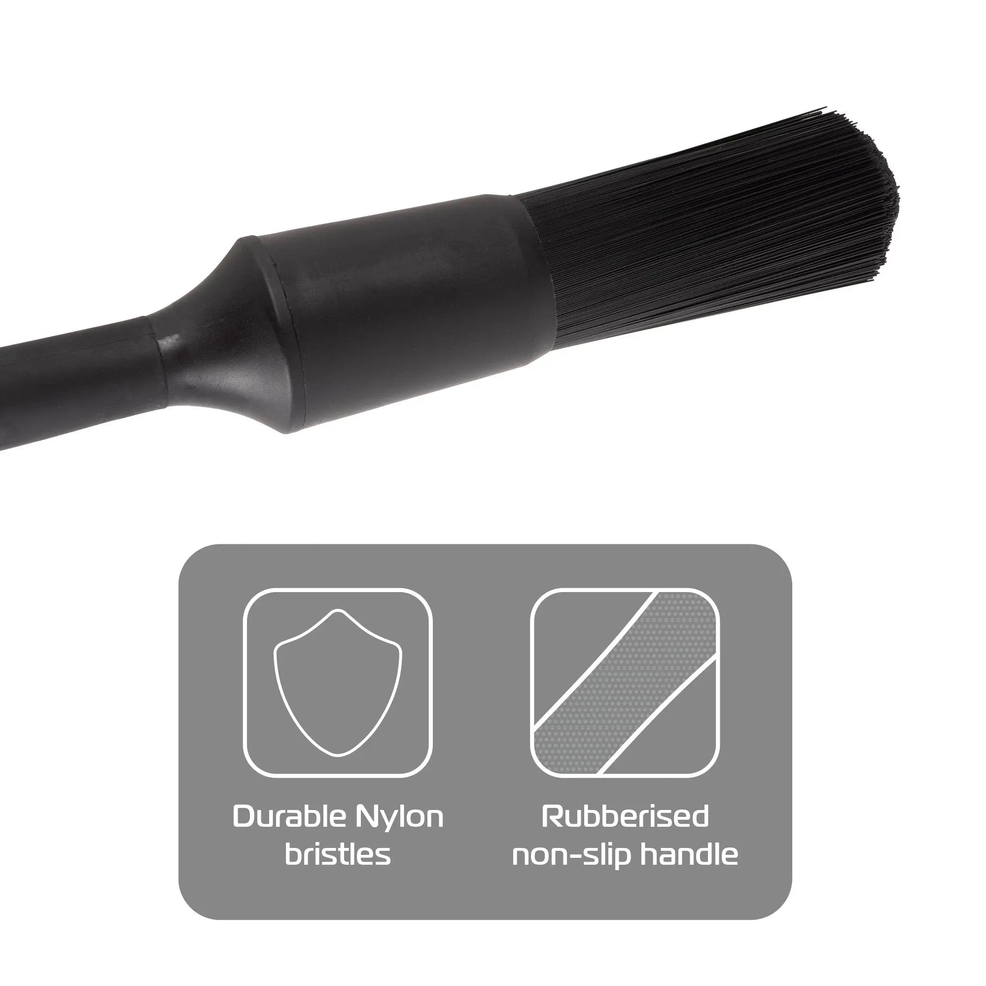 Oxford Drivetrain Pro Detailing Brush Black - FREE UK Shipping, FREE 365 Day Returns | Moto Central