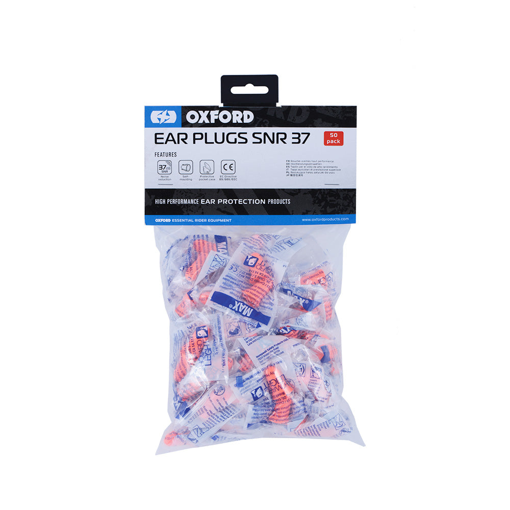Oxford Ear Plugs SNR37 - Pairs Of 50