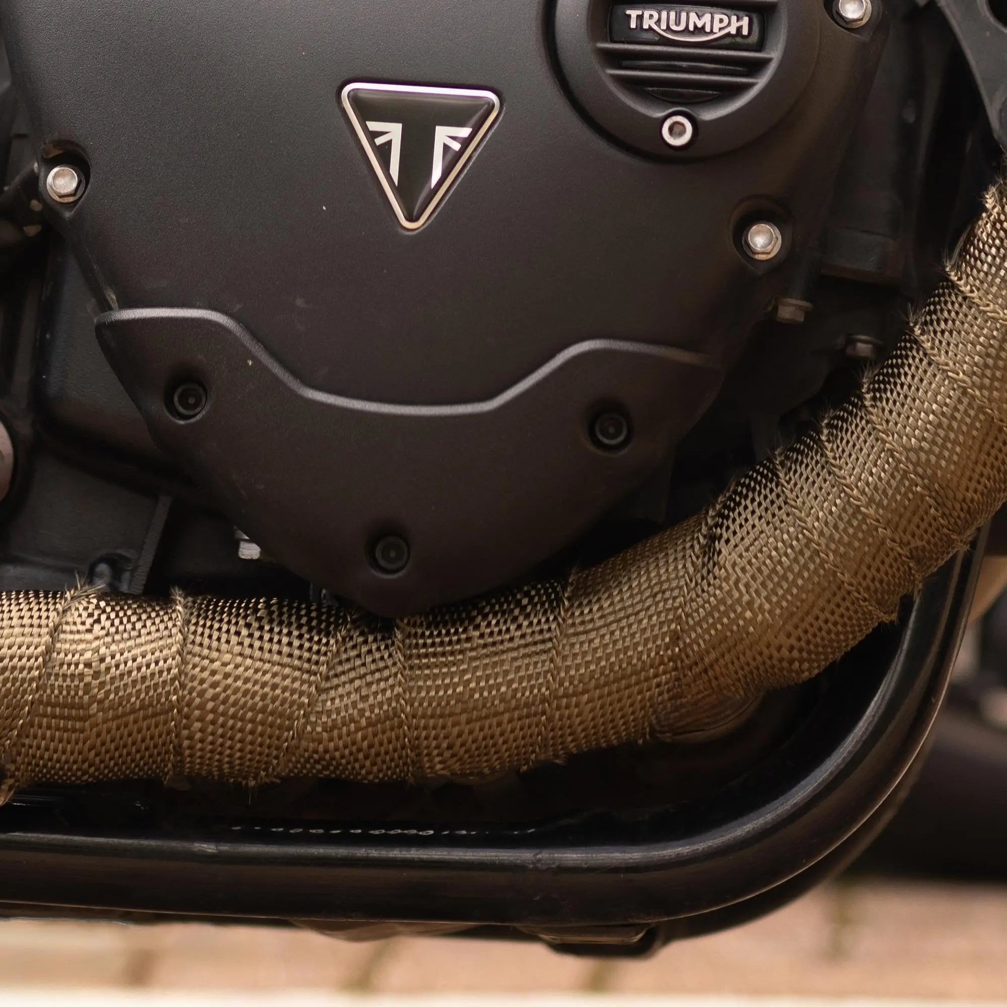 Oxford Exhaust Wrap Titanium - FREE UK Shipping, FREE 365 Day Returns | Moto Central