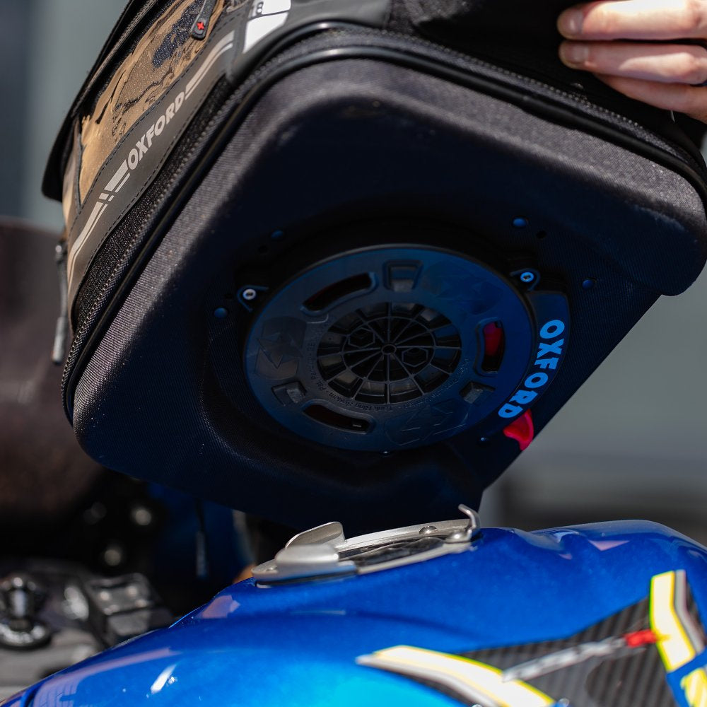 Oxford F1 Small Quick Release Tank Bag Black - 18 Litres