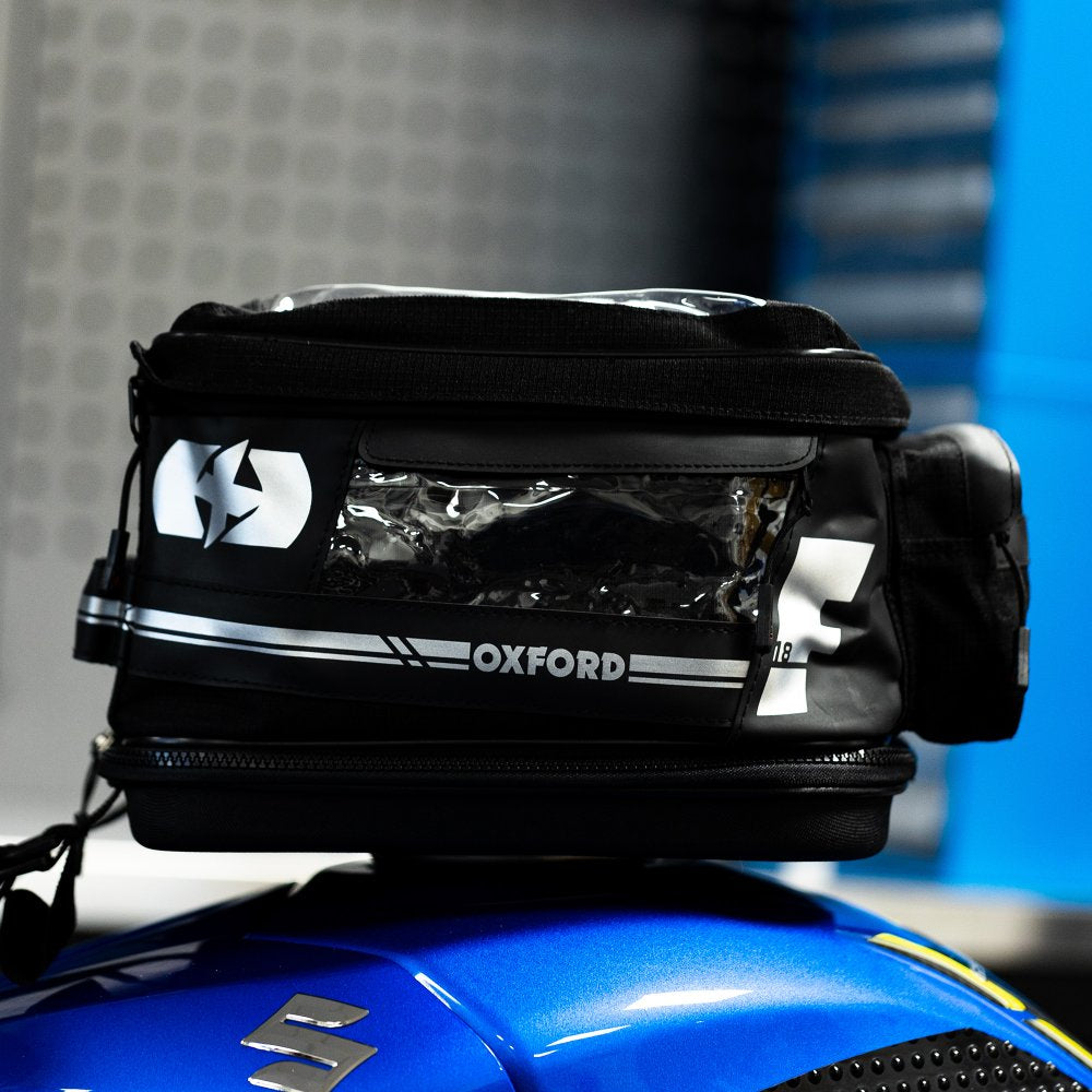 Oxford F1 Small Quick Release Tank Bag Black - 18 Litres