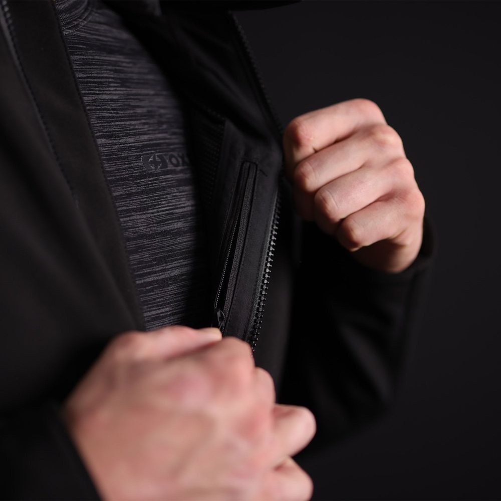 Oxford Faringdon Textile Jacket Stealth Black