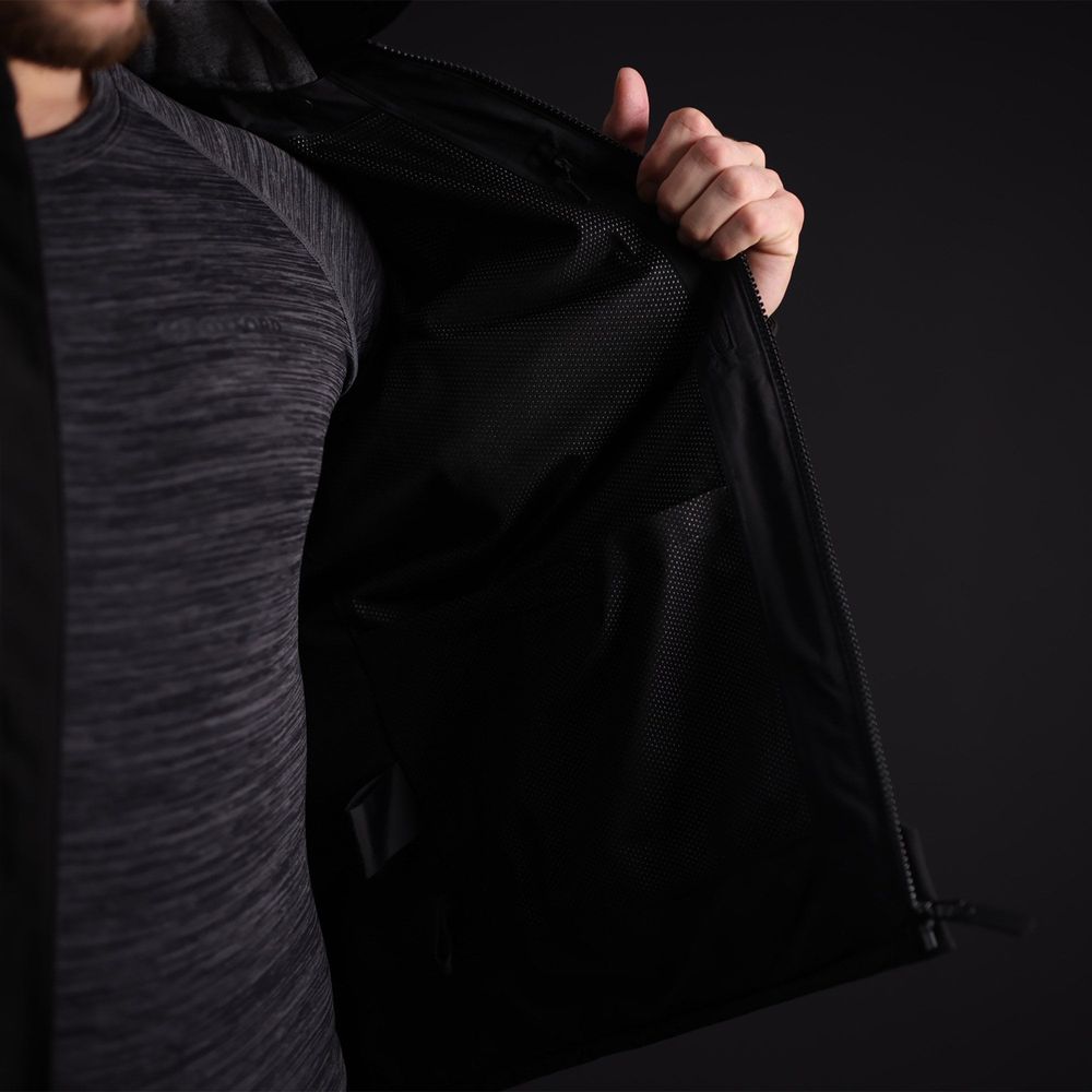 Oxford Faringdon Textile Jacket Stealth Black