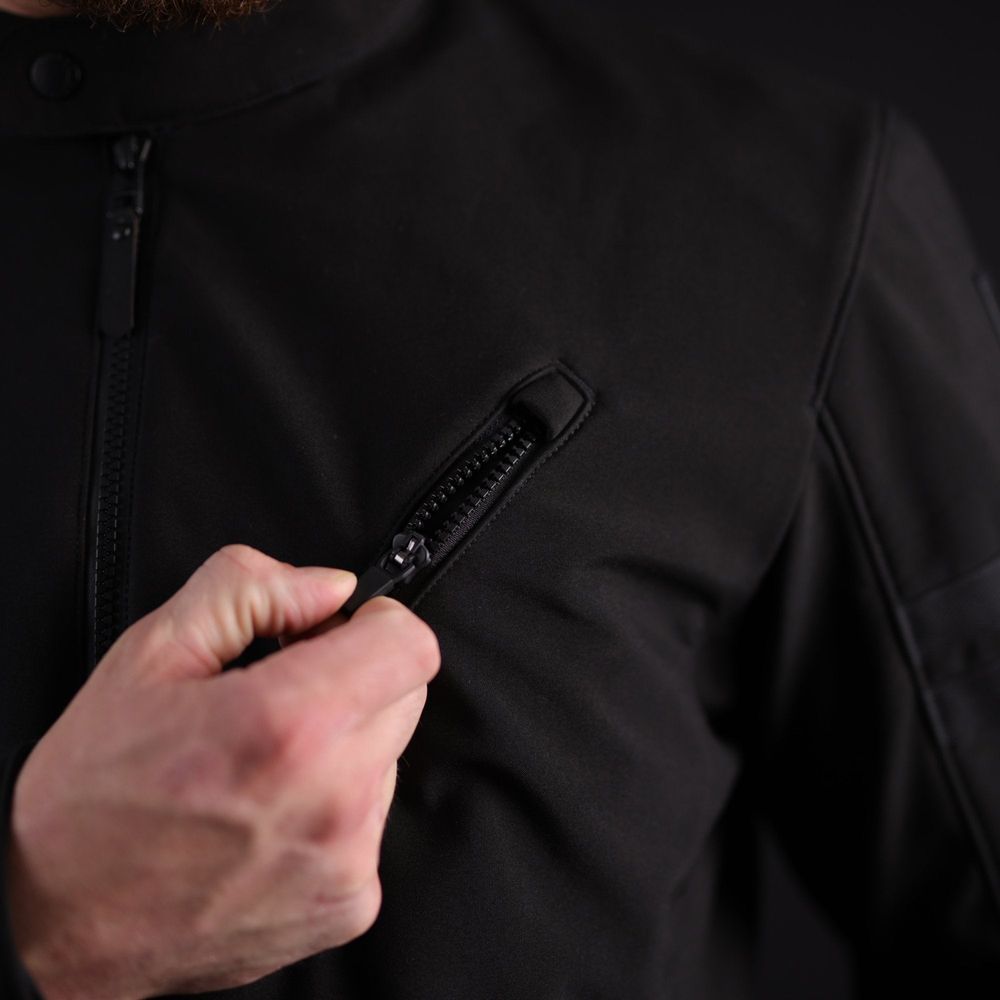 Oxford Faringdon Textile Jacket Stealth Black